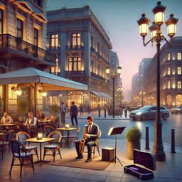 Smooth Jazz Relaxation in the City Center - Relaxing Music Jazz Universe