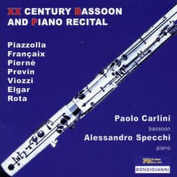 20th Century Bassoon and Piano Recital - Paolo Carlini