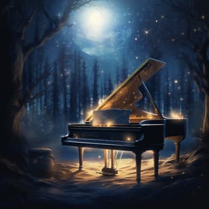 Nana A La Luz De La Luna: Sueños De Piano Tejidos En Luz Plateada - Pianos pacíficos