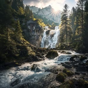 Arrullos De Cascada: Sonidos Tranquilos Para Un Sueño Apacible - Música de meditación para dormir