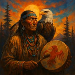 Lot Orła w Szamański Świat - Omena Szaman