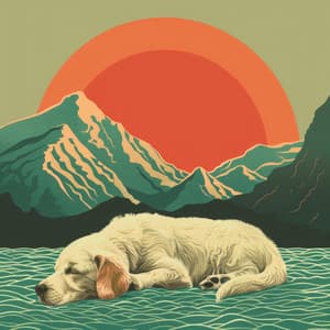 Heavenly Pawprints: Dogs' Space Sanctuary - Relax My Dog Music