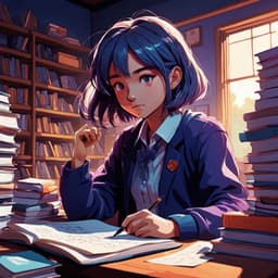 Library Lights Low: Lo-Fi Ambience for Productivity - Lofimatic