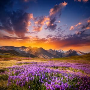 Lofi Echoes Through Painted Air - Theta Wave Deep Relaxation