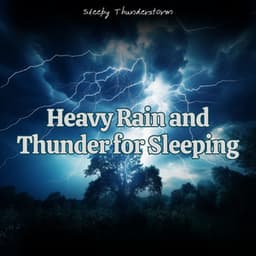 Heavy Rain and Thunder for Sleeping - Sleepy Thunderstorm