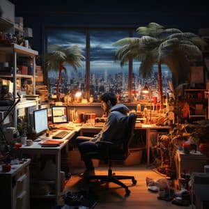 Oasis De Trabajo: Ondas Theta, Lluvia - Música de Ondas Cerebrales Alfa