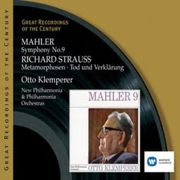 Mahler: Symphony No.9 & Richard Strauss: Metamorphosen -Tod und Verklärung - Otto Klemperer