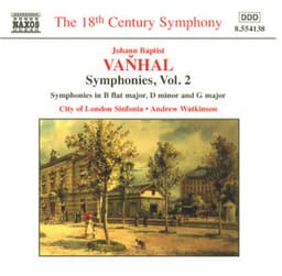 Vanhal: Symphonies, Vol. 2 - Johann Baptist Vanhal