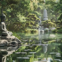 Fredens tempel: Japansk zenmusik, Djup avslappning, Meditation, Andlig utveckling, Buddhistisk praktik, Lugna din själ och sakta ner - Avslappning Musik Akademi