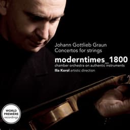Graun: Concertos for Strings - Johann Gottlieb Graun