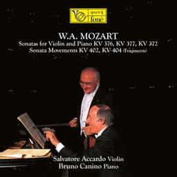 Mozart: Sonatas for Violin and Piano KV 376 ,377, 372, 402, 404 - Wolfgang Amadeus Mozart