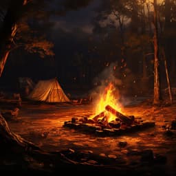 Ember's Dreamscapes: Fireside Sleep Elegance Refrains - Dreaming Sound