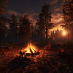 Tranquil Fire: Relaxation and Calm Rhythms - Just Relax Music Universe