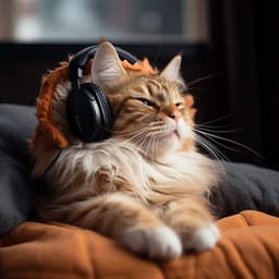 Tiempo De Juego Sereno Del Gato: Serenidad De Duchas Lluviosas - Serie de sonidos de la naturaleza