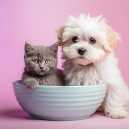 Calmando A Las Mascotas: Frecuencias De Calma Binaural - Puros ritmos binaurales