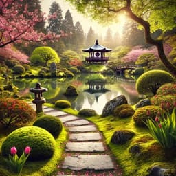 Zen Oas: Asiatisk meditation med naturljuden för inre frid - Lugn Musik Atmosfär