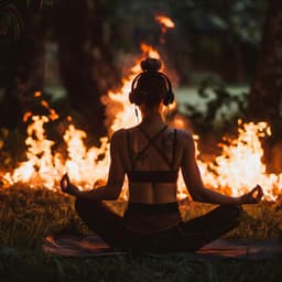 Fire Harmony: Yoga Flame Sounds - Yoga Music Bliss