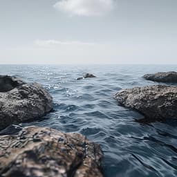 Tranquil Binaural Ocean for Sleep Aid - Flows of Sleep