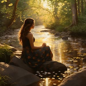 Ecos Relajantes Del Río: Coral Melódico Junto Al Agua - Grillos del bosque