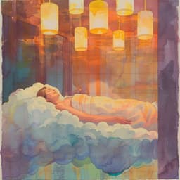 Entspannungsoase: Gemütliches Schlummern im Garten-SPA-Tapisserie - Einschlafen