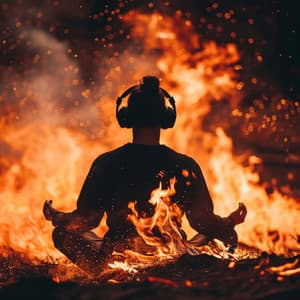 Yoga Blaze: Energizing Fire Music - Experience Nature