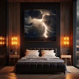 Sleeping Thunder: Calm Nighttime Melodies - Dreamy Thoughts