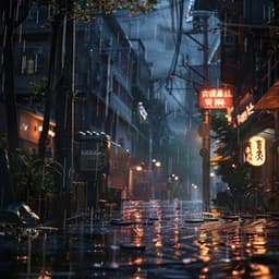 Rainy Night Ambiance for Sleep Enhancement - Cricket Sound