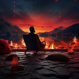 Flame's Serenity: Relaxation Through Fire - Relax in Nature