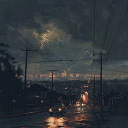 Peaceful Downpour with Chill Rain and Thunder Relaxation - Relaxing Music Zone