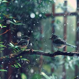 Gentle Rain and Birds Binaural Sounds for Baby Sleep - Pure Binaural Beats Sleep