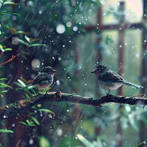 Gentle Rain and Birds Binaural Sounds for Baby Sleep - Pure Binaural Beats Sleep