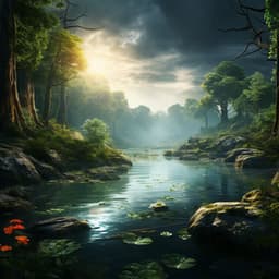 Paisajes Acuáticos Tranquilos: Serenidad En El Estudio Del Río - Sonidos del clima