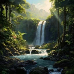 Riverside Rhapsody: Piano by the Flowing Waterfall - Relaxing Piano Music Consort