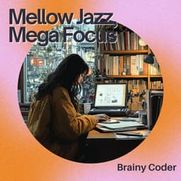 Mellow Jazz, Mega Focus: Tune into Study Time - Brainy Coder