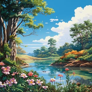 Calm Your Thoughts: Soothing Stream Sound - Relaxing Musk Ox