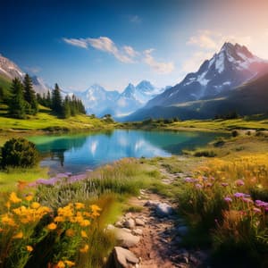 Lofi Beneath The Skylight Mind - Relaxing Green Piano