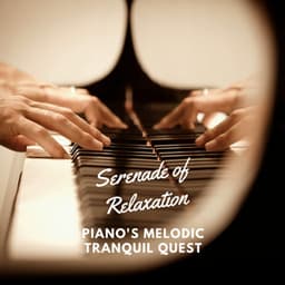 Serenade of Relaxation: Piano's Melodic Tranquil Quest - Coffee Shop Smooth Jazz
