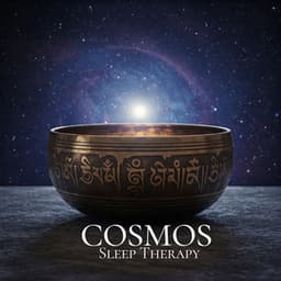 Cosmos Sleep Therapy: Crystal Singing Bowls for Tibetan Calmness and Harmony - Trouble Sleeping Music Universe