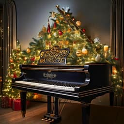 Frosty Christmas Piano - Christmas background music studio