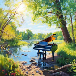 Riverside Reverie: Piano by the Flowing Waters - Relaxing Piano Music Consort