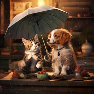 Pets Rain: Binaural Soothing Symphony - Binaural Beat