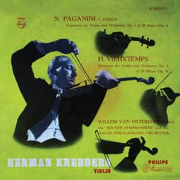 Paganini: Violin Concerto No. 1; Vieuxtemps: Violin Concerto No. 4 - Herman Krebbers
