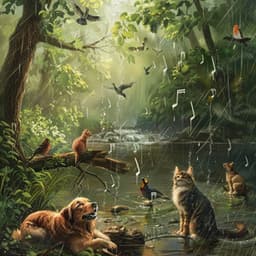 Creek Companions: Binaural Bird and Nature Sounds for Pets - 80 88 Hz - Music for Pets Library