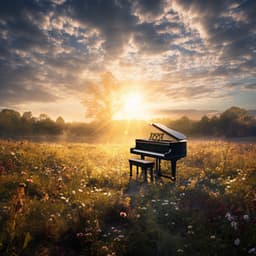 Flores Del Bosque: El Piano Celebra La Sinfonía Verde - Relajante piano hombre