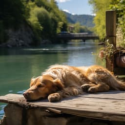 Ondas Theta Del Río Para La Calma De La Mascota - Ritmos calmantes
