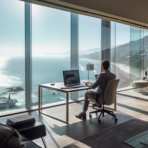 Flujo Armónico: Tonos Ambientales Para Un Flujo Productivo - Música de la Oficina