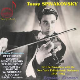 Tossy Spivakovsky Live: 8 Violin Concertos - Tossy Spivakovsky