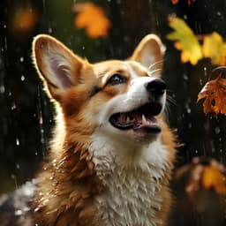 Aullidos Armoniosos Bajo La Lluvia: Música Para Aliviar El Estrés En Perros - Ruidos calmantes