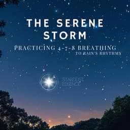 The Serene Storm: Practicing 4-7-8 Breathing to Rain's Rhythms - Stardust Essence