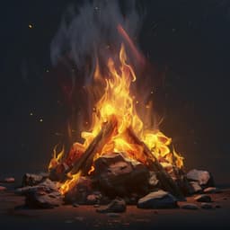 Soft Fire Binaural Rhythms for Baby Sleep - Loud Lullaby